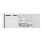 Campicillin-500　キャンピシリン、ジェネリックオムニペン、アンピシリン500mg　製造情報